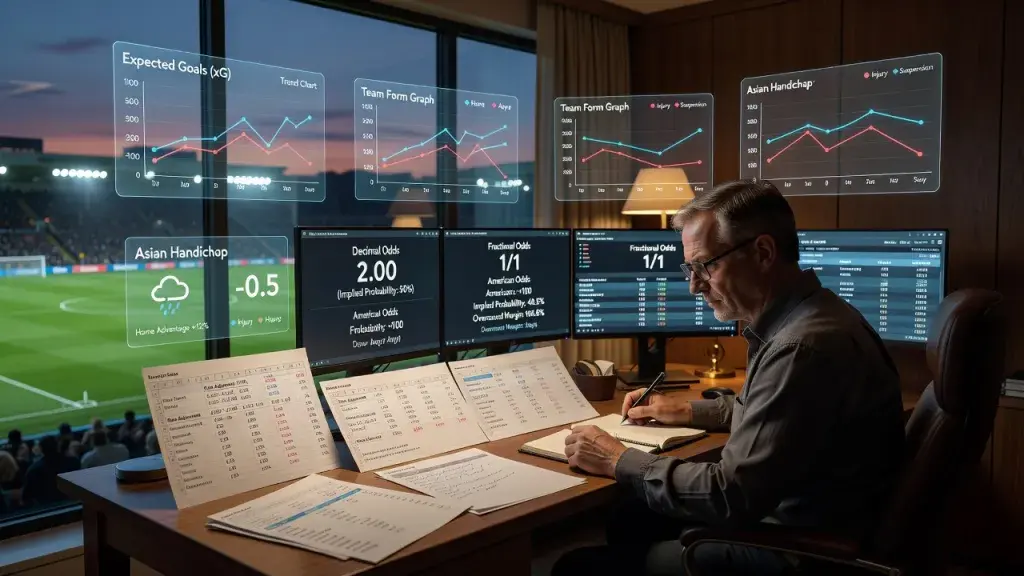 How to Predict Football Betting Outcomes: Odds, Probability, Betting Strategies, and Responsible Bankroll Management Tips