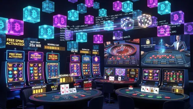 Crypto Casino Gaming Explained: Provably Fair Games, Slots, Blackjack, Video Poker, Live Play, Jackpots, Wagering, Turnkey Platforms and KYC Uploads
